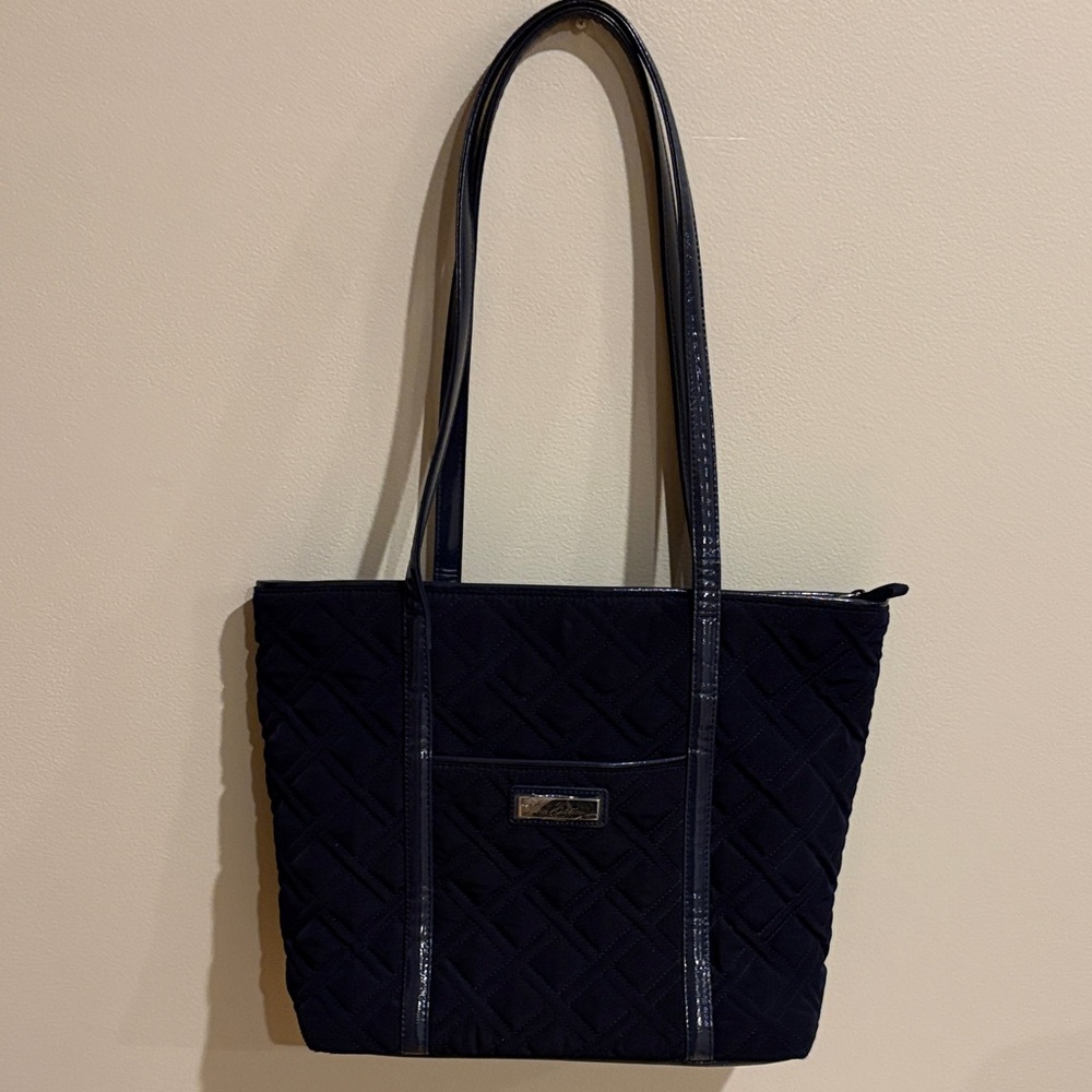 Vera Bradley Midnight Blue Quilted Tote